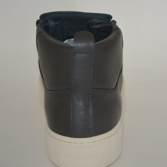 NWT BALENCIAGA MENS ARENA HITOP LEATHER SNEAKERS US 8 EU 41 - Picture 5 of 9
